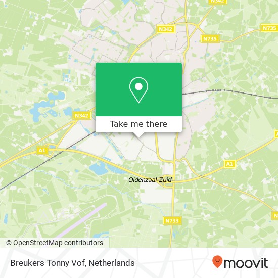 Breukers Tonny Vof kaart