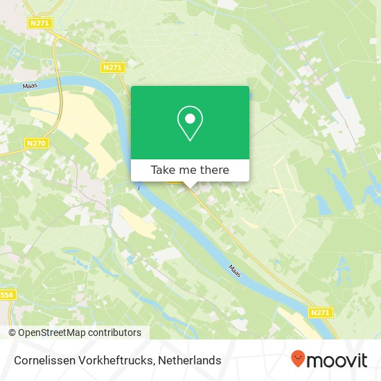 Cornelissen Vorkheftrucks kaart