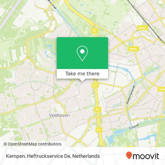 Kempen, Heftruckservice De kaart