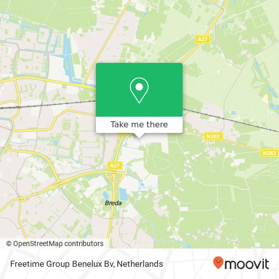 Freetime Group Benelux Bv kaart