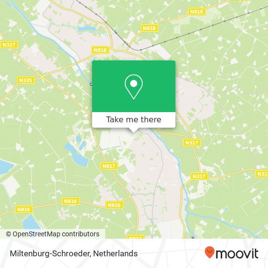 Miltenburg-Schroeder kaart