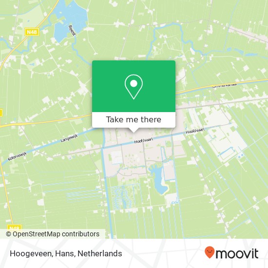 Hoogeveen, Hans kaart