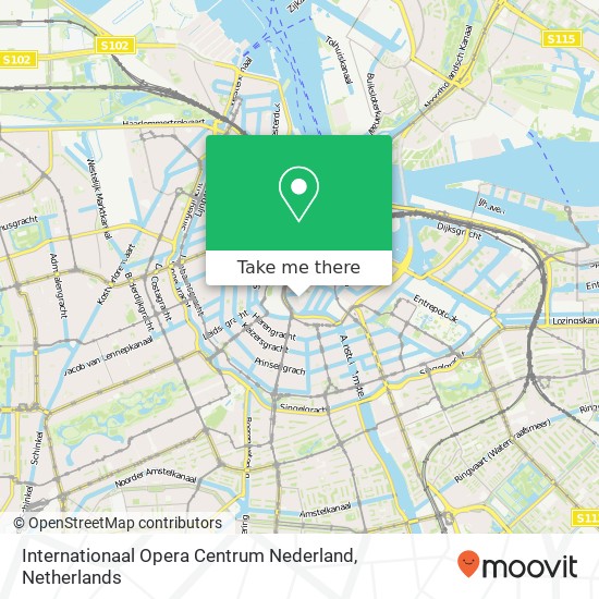Internationaal Opera Centrum Nederland kaart