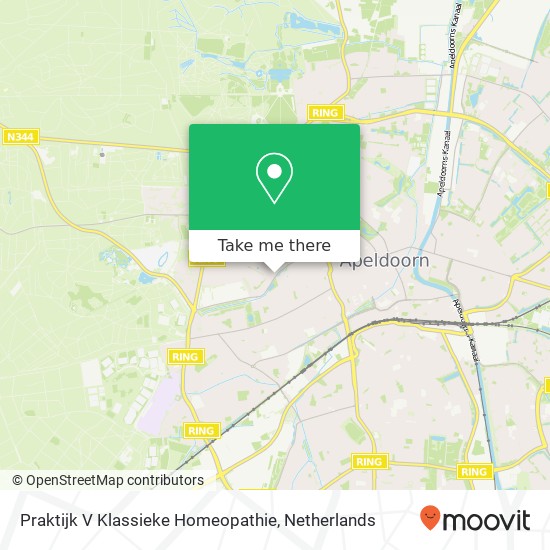 Praktijk V Klassieke Homeopathie kaart