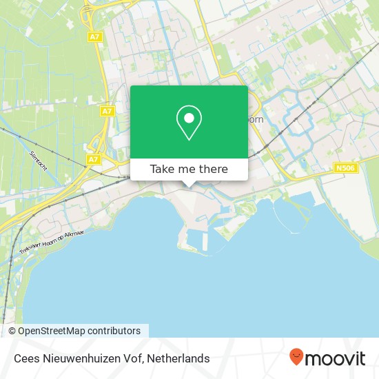 Cees Nieuwenhuizen Vof kaart