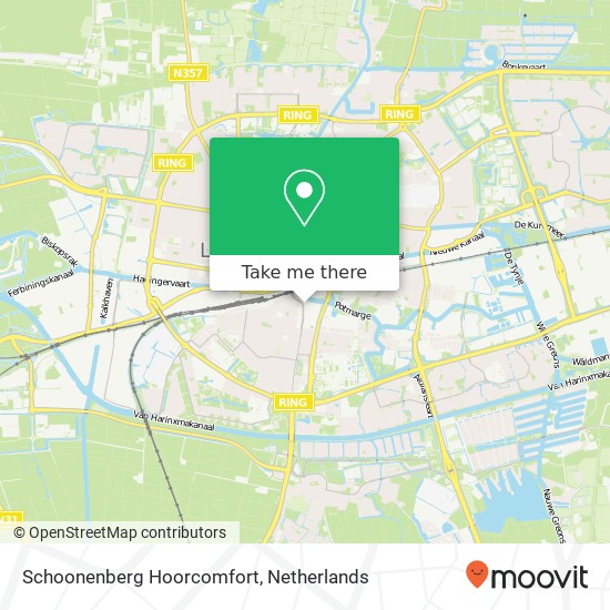 Schoonenberg Hoorcomfort kaart