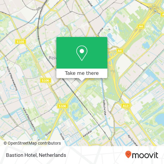 Bastion Hotel kaart