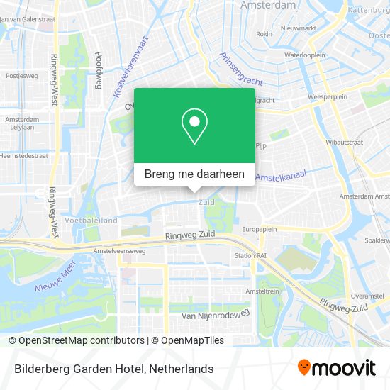 Bilderberg Garden Hotel kaart