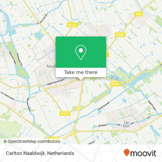 Carlton Naaldwijk kaart