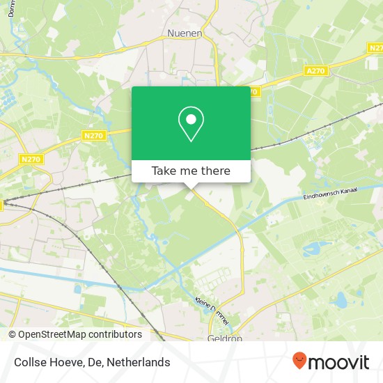 Collse Hoeve, De kaart