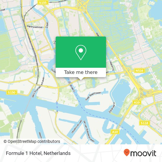 Formule 1 Hotel kaart