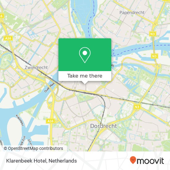 Klarenbeek Hotel kaart