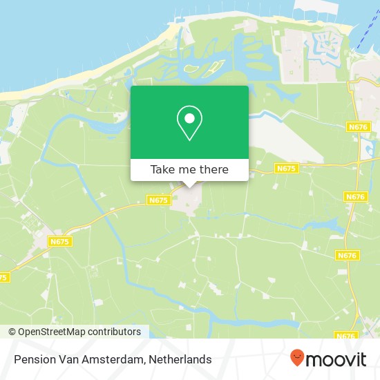 Pension Van Amsterdam kaart