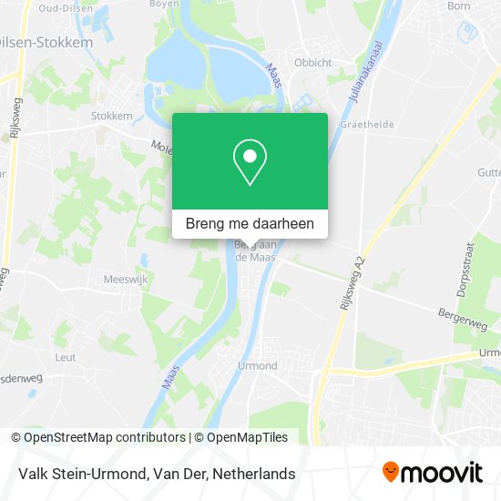 Valk Stein-Urmond, Van Der kaart