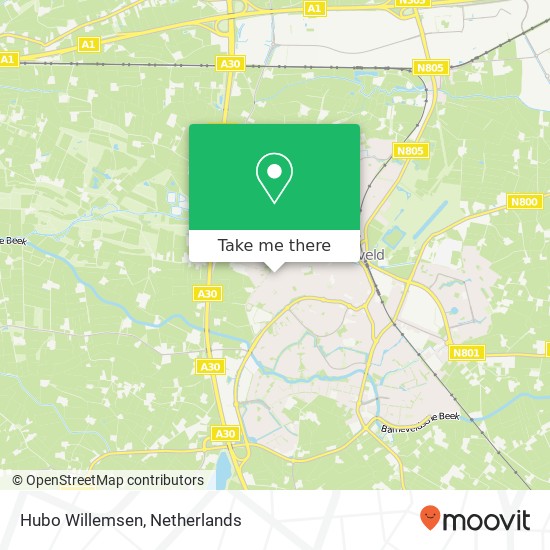 Hubo Willemsen kaart