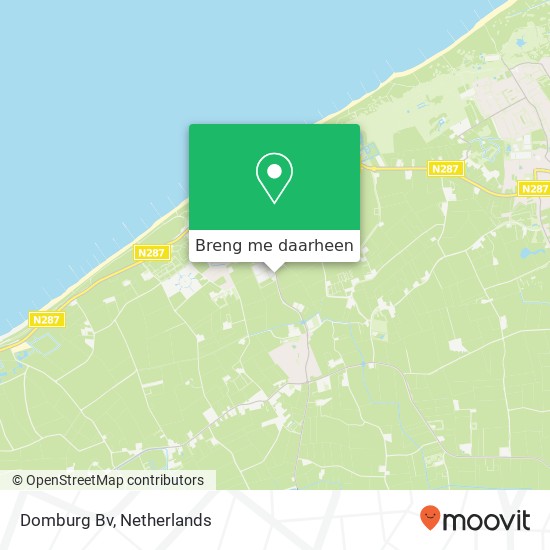 Domburg Bv kaart