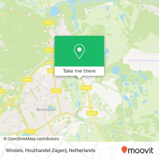 Windels, Houthandel-Zagerij kaart