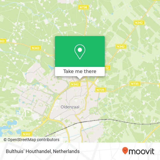 Bulthuis' Houthandel kaart