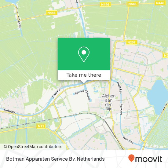 Botman Apparaten Service Bv kaart