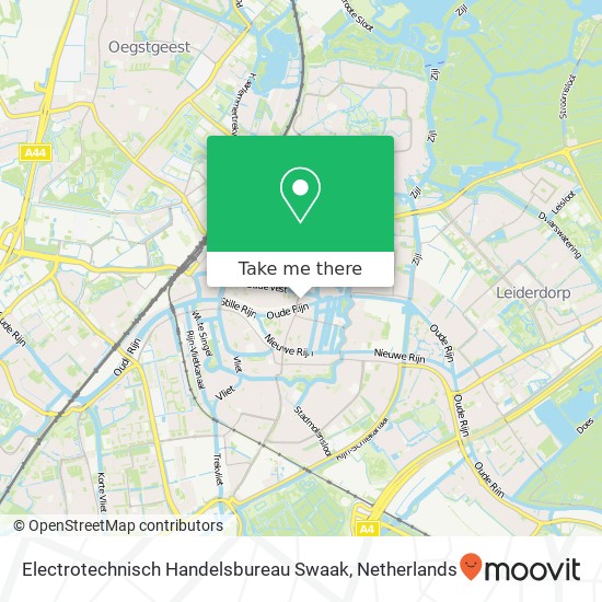 Electrotechnisch Handelsbureau Swaak kaart