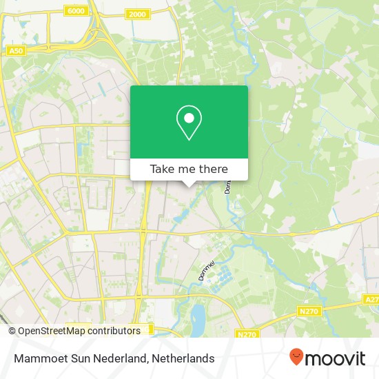 Mammoet Sun Nederland kaart