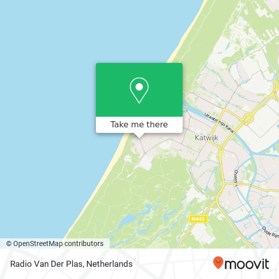 Radio Van Der Plas kaart