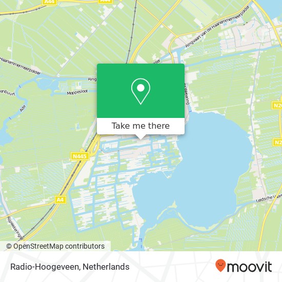 Radio-Hoogeveen kaart