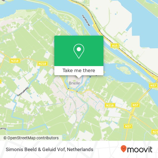 Simonis Beeld & Geluid Vof kaart