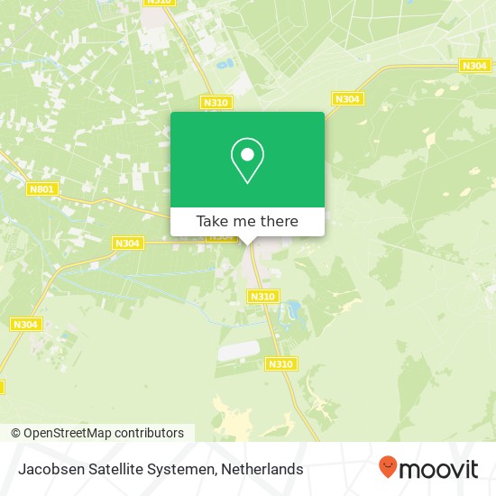 Jacobsen Satellite Systemen kaart