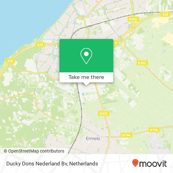Ducky Dons Nederland Bv kaart