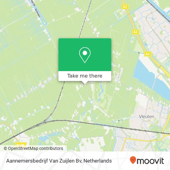 Aannemersbedrijf Van Zuijlen Bv kaart
