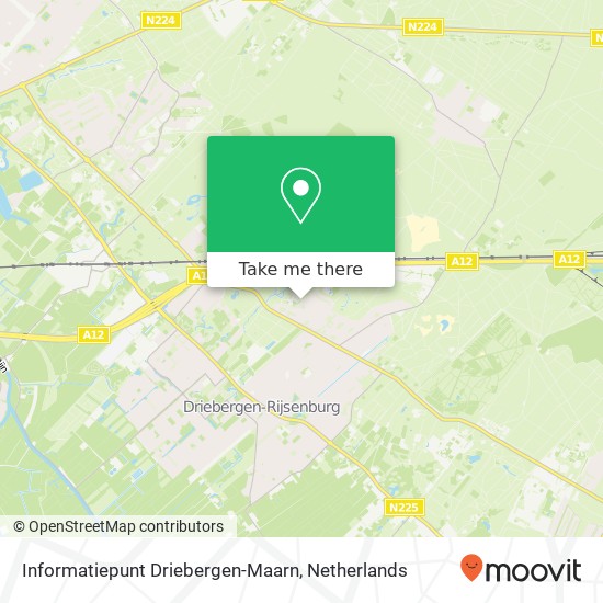 Informatiepunt Driebergen-Maarn kaart
