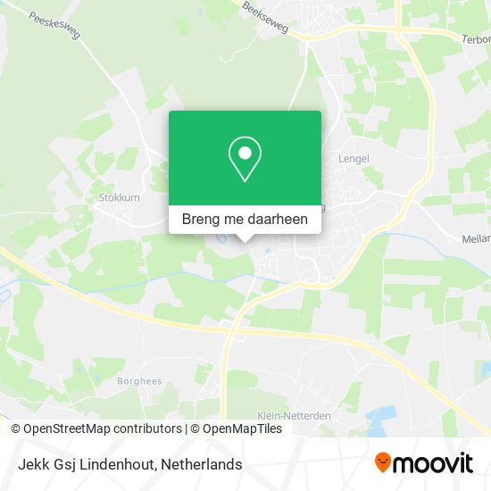Jekk Gsj Lindenhout kaart