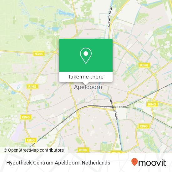 Hypotheek Centrum Apeldoorn kaart