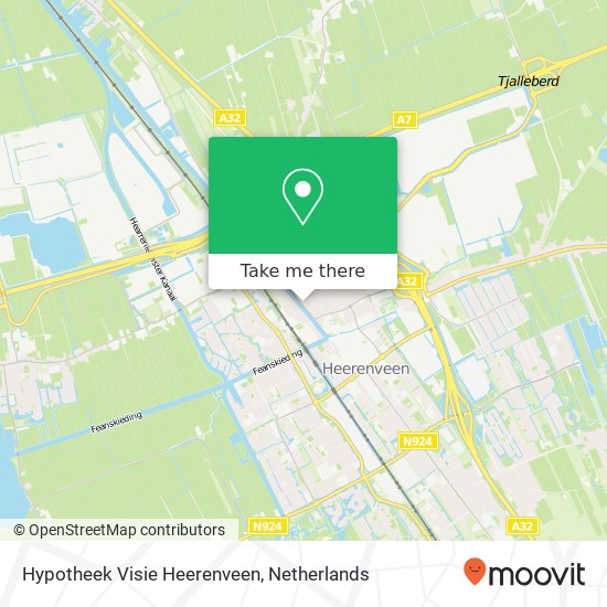 Hypotheek Visie Heerenveen kaart