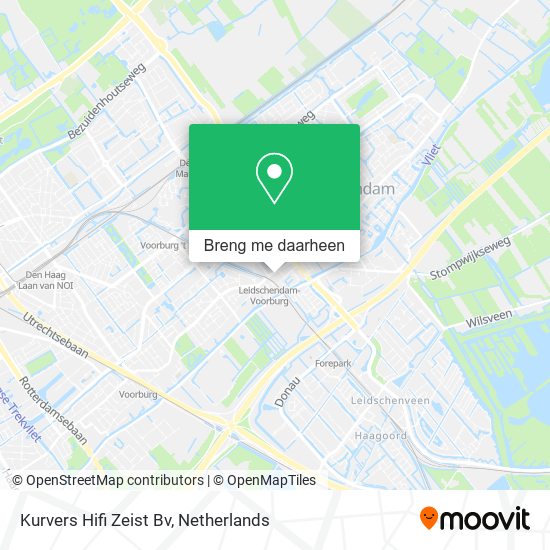 Kurvers Hifi Zeist Bv kaart