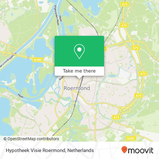 Hypotheek Visie Roermond kaart