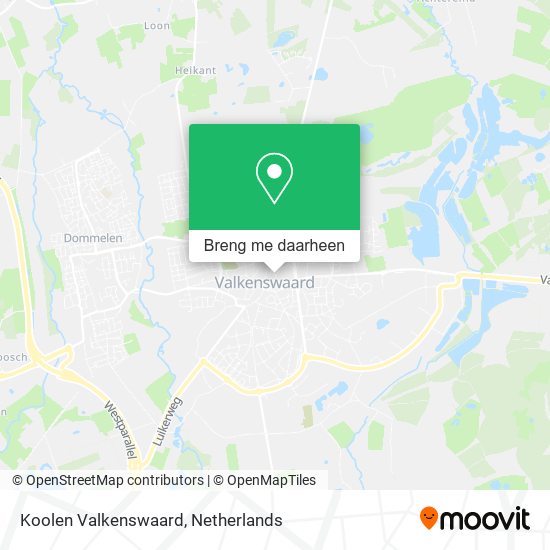 Koolen Valkenswaard kaart