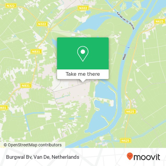 Burgwal Bv, Van De kaart