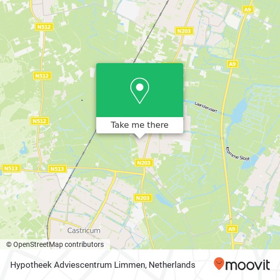 Hypotheek Adviescentrum Limmen kaart