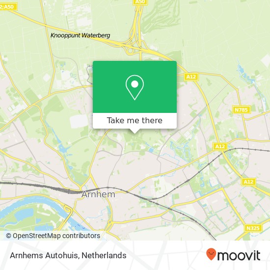 Arnhems Autohuis kaart
