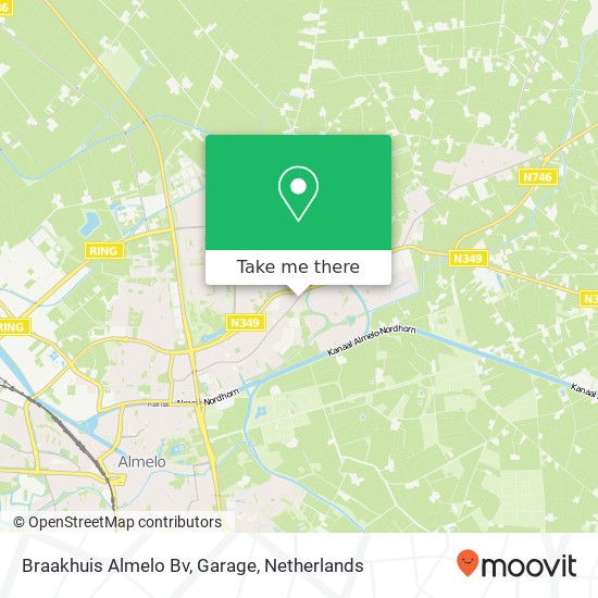 Braakhuis Almelo Bv, Garage kaart