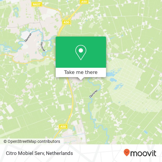 Citro Mobiel Serv kaart