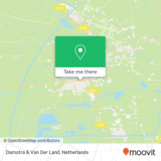 Damstra & Van Der Land kaart
