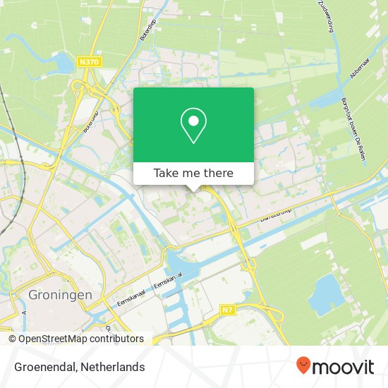 Groenendal kaart