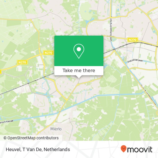 Heuvel, T Van De kaart