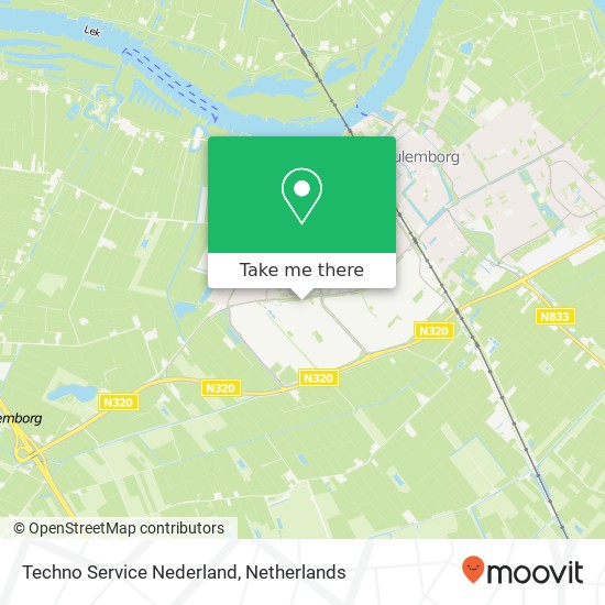 Techno Service Nederland kaart