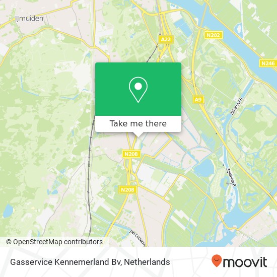 Gasservice Kennemerland Bv kaart