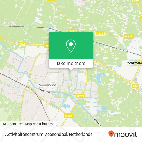 Activiteitencentrum Veenendaal kaart