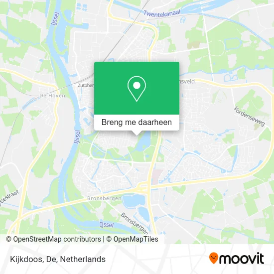 Kijkdoos, De kaart